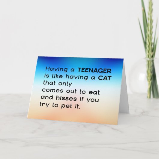 10代の若者... カード (正面)