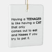 10代の若者... セラミックオーナメント (右)