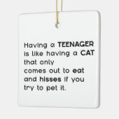 10代の若者... セラミックオーナメント (左)