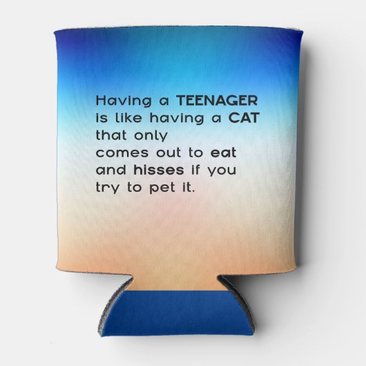 10代の若者... 缶クーラー (正面)