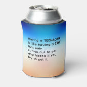 10代の若者... 缶クーラー (缶裏面)