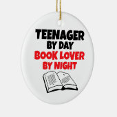 10代の若者byデイブックラバーバイナイト セラミックオーナメント (右)