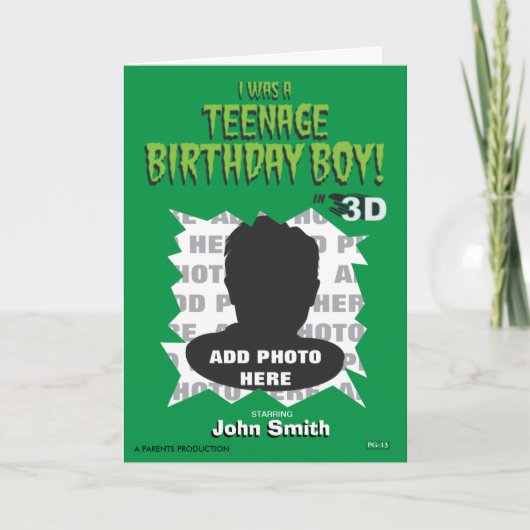 10代の誕生日だ! カード (正面)