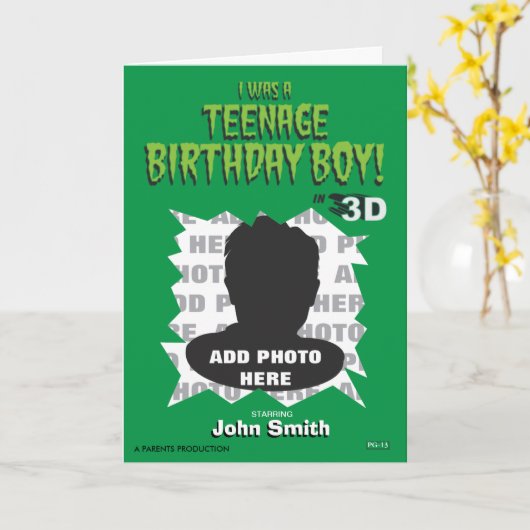 10代の誕生日だ! カード (黄色い花)