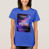 10代の誕生日パーティー名パーソナライズされた年 Tシャツ (正面)