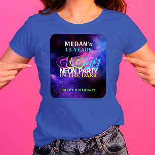 10代の誕生日パーティー名パーソナライズされた年 Tシャツ