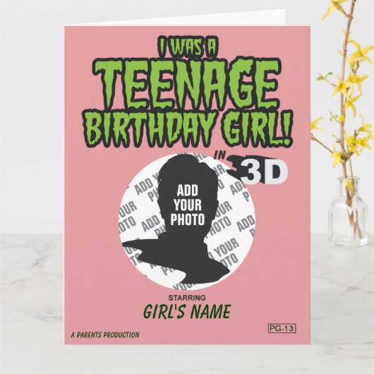 10代の誕生日! カード (黄色い花)