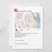 10代の誕生日,10代のパーティー, 招待状 (正面)