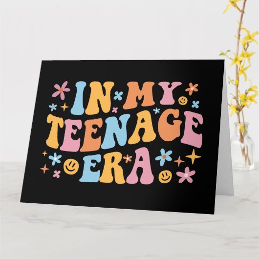 10代の頃 カード (黄色い花)