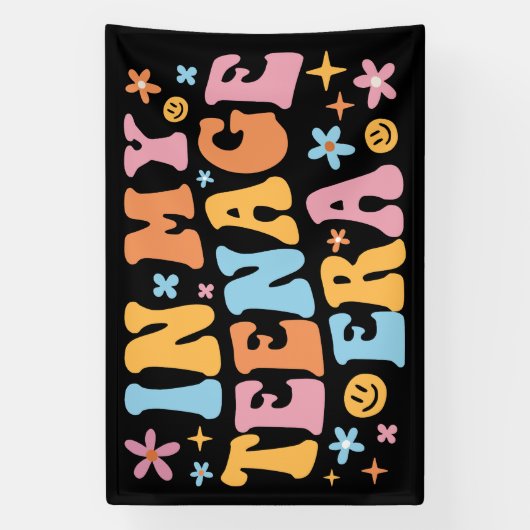 10代の頃 横断幕 (縦)