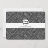 10代の/トゥイーングラフティウォール誕生日パーティー 招待状 (裏面)