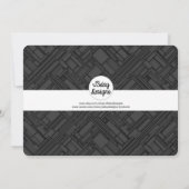 10代の/トゥイーングラフティウォール誕生日パーティー 招待状 (裏面)