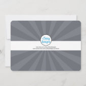 10代の/トゥイーングラフティウォール誕生日パーティー 招待状 (裏面)