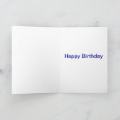 10代パーソナライズされたの男の子誕生日カード – ユーモア カード (内部)