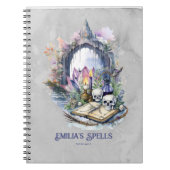 10代パーソナライズされたの魔女の魔導書グリモア ノートブック (正面)