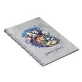 10代パーソナライズされたの魔女の魔導書グリモア ノートブック (右側)