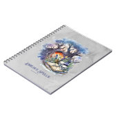 10代パーソナライズされたの魔女の魔導書グリモア ノートブック (左側)