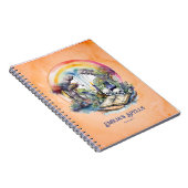 10代パーソナライズされたの魔女の魔導書グリモア ノートブック (右側)