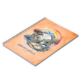 10代パーソナライズされたの魔女の魔導書グリモア ノートブック (左側)