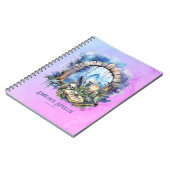 10代パーソナライズされたの魔女の魔導書グリモア ノートブック (左側)