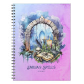 10代パーソナライズされたの魔女の魔導書グリモア ノートブック (正面)