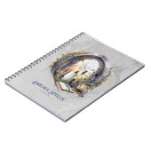 10代パーソナライズされたの魔女の魔導書グリモア ノートブック (左側)