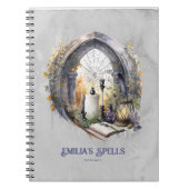 10代パーソナライズされたの魔女の魔導書グリモア ノートブック (正面)