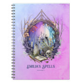 10代パーソナライズされたの魔女の魔導書グリモア ノートブック (正面)