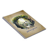 10代パーソナライズされたの魔女の魔導書グリモア ノートブック (右側)