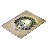 10代パーソナライズされたの魔女の魔導書グリモア ノートブック (左側)