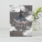 10代モダンハローウィンパーティ招待状 招待状 (スタンド正面)