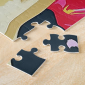 10代名門私立校風のの可愛いジグソーパズル ジグソーパズル (側面)