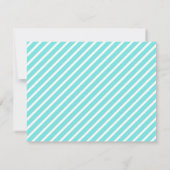 10代夏のビーチ誕生パーティー 招待状 (裏面)