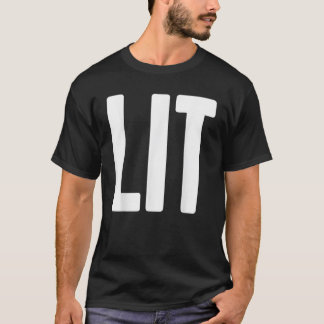 10代素晴らしのLITビッはっきりしたク文字おもしろいノベルティ Tシャツ