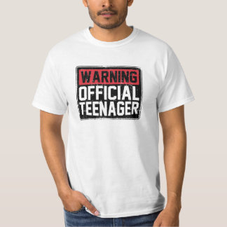 10代警告公式誕生日 Tシャツ