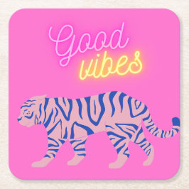 10代、女の子、トゥイーンのための審美的なピンク スクエアペーパーコースター