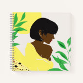 10代・女の子・女の子のためのスケッチブック ノートブック (正面)