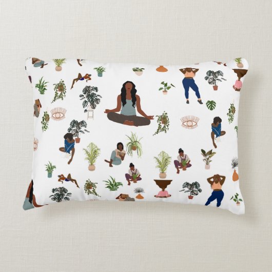 10代・寮のための瞑想アクセント枕 アクセントクッション (裏面)