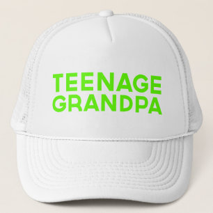 10代GRANDPAおもしろいスローガンのトラック帽を緑 キャップ