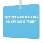 「10保と2で手を カーエアーフレッシュナー (左)