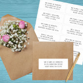 10個のゲスト名アドレスパーティー結婚 シール