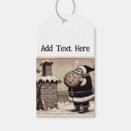 10個のサンタパーソナライズされたギフトラベル ギフトタグ