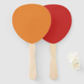 10個のテンプレートのセット空白の画像の写真文字を追加 ハンドファン (正面&裏面)