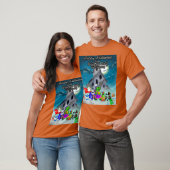 10個のリトルモンスターハッピーハロウィーン(v2) tシャツ (ユニセックス)