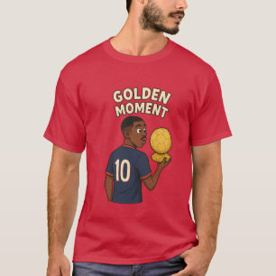 10個の献上品 漫画のサッカーヒーローTシャツ Tシャツ
