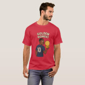10個の献上品 | 漫画のサッカーヒーローTシャツ Tシャツ (正面フル)
