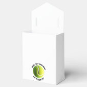 10個セット テニスボール オーダーメイド テキスト テントスタイル フェイバーボックス (オープン)