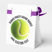 10個セット テニスボール オーダーメイド テキスト テントスタイル フェイバーボックス (裏面サイド)