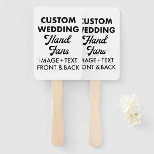 10倍カスタムのパーソナライズされた結婚ファン ハンドファン