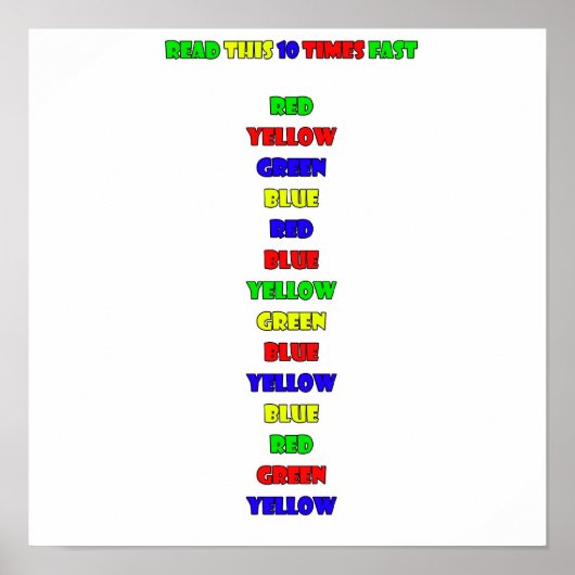 10倍読速く出来るか? ポスター (正面)